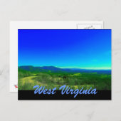 Carte Postale virginie occidentale (Devant / Derrière)