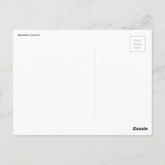 Carte Postale Virginie-Occidentale (Dos)