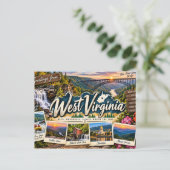 Carte Postale Virginie-Occidentale (Debout devant)