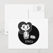 Carte postale Virgo (Devant / Derrière)