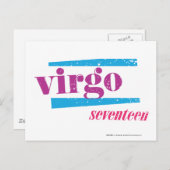 Carte Postale Virgo Purple (Devant / Derrière)