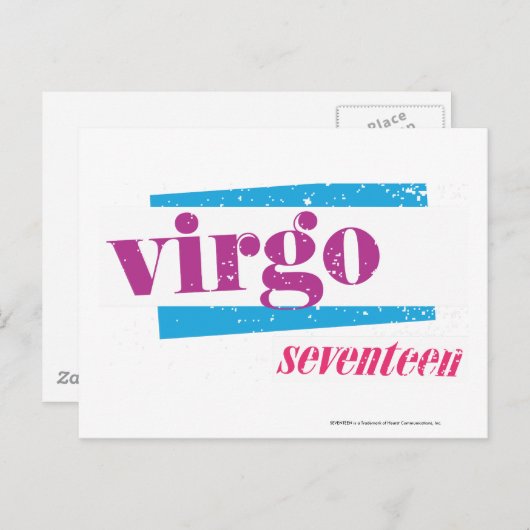 Carte Postale Virgo Purple (Devant / Derrière)