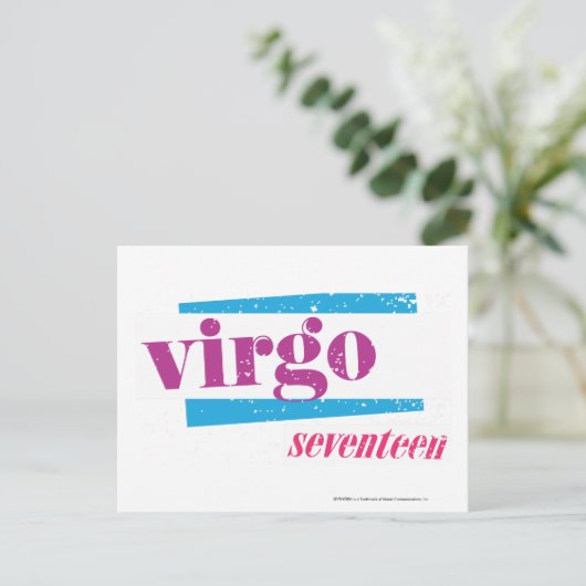 Carte Postale Virgo Purple (Debout devant)