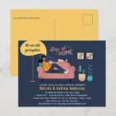 Carte Postale Virtual Party Baby Fête des mariées Anniversaire G (Devant / Derrière)