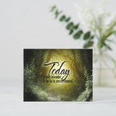 Carte Postale "Vis dans le présent" Motivation Affirmation (Debout devant)