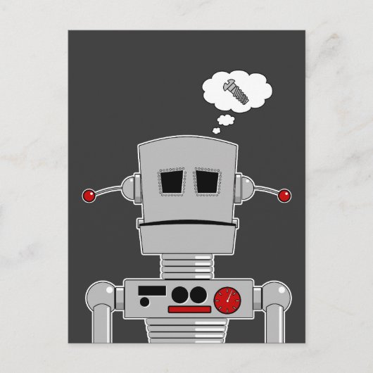 Carte postale Vis Robot (Devant)