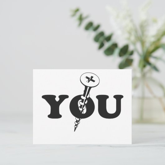 Carte Postale Vis-toi (Debout devant)