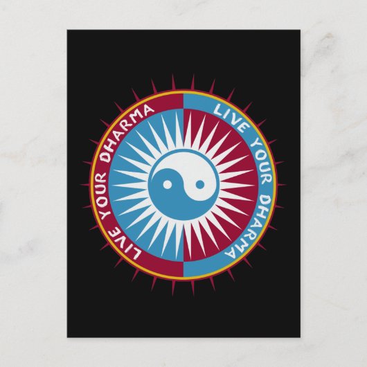 Carte Postale Vis ton Dharma (Devant)