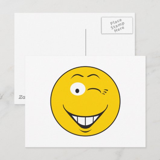 Carte Postale Visage (Devant / Derrière)