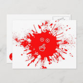 Carte Postale Visage (Devant / Derrière)