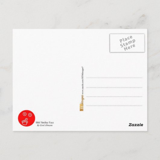 Carte Postale Visage (Dos)