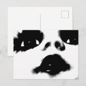 Carte Postale Visage  (Devant / Derrière)