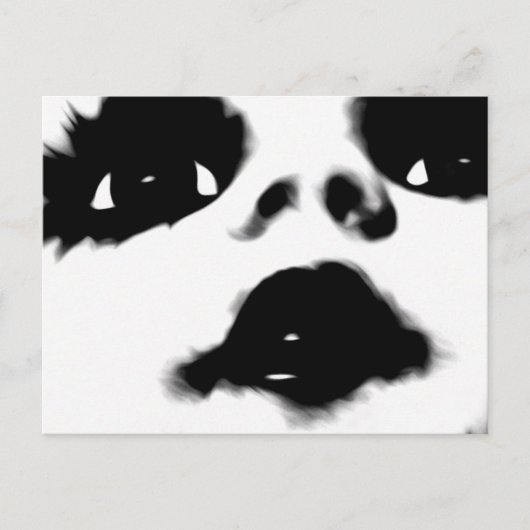 Carte Postale Visage  (Devant)