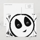 Carte Postale Visage (Devant / Derrière)