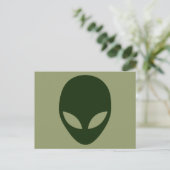 Carte Postale Visage Alien (Debout devant)