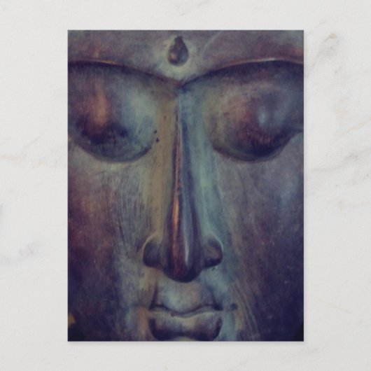 Carte Postale Visage de Bouddha (Devant)