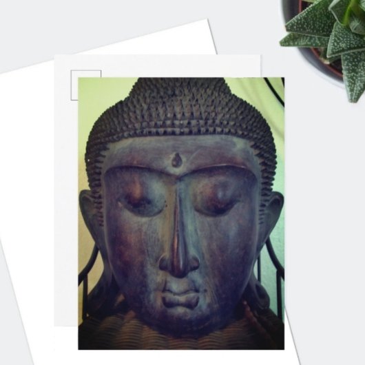 Carte Postale Visage de Bouddha