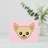 Carte Postale Visage de Chihuahua (Debout devant)