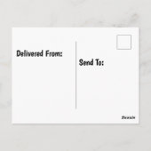 Carte Postale Visage de dessin animé grands yeux joyeux annivers (Dos)