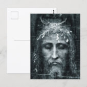 Carte Postale Visage de Jésus (Devant / Derrière)