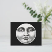 Carte Postale Visage de la lune (Debout devant)