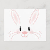 Carte Postale Visage de lapin (Devant)