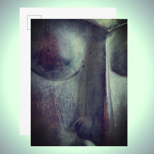 Carte Postale Visage de l'illumination de Bouddha