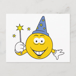 Carte Postale Visage de magicien