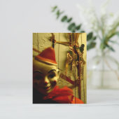 Carte Postale Visage de marionnette (Debout devant)