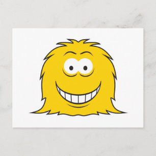Carte Postale Visage de Monstre Poilu