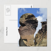 Carte Postale Visage de singe (Devant / Derrière)