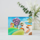 Carte Postale VISAGE DE VACHE MIGNON art de Gordon Bruce (Debout devant)