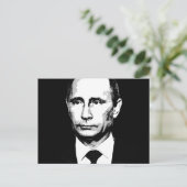 Carte Postale Visage de Vladimir Poutine (Debout devant)