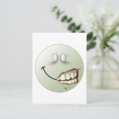 Carte Postale Visage de Zombie (Debout devant)