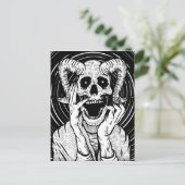 Carte Postale visage diable (Debout devant)