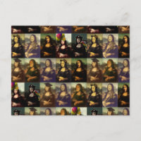 Visage Drôle de Mona Lisa
