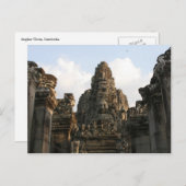 Carte Postale visage du cambodge angkor (Devant / Derrière)