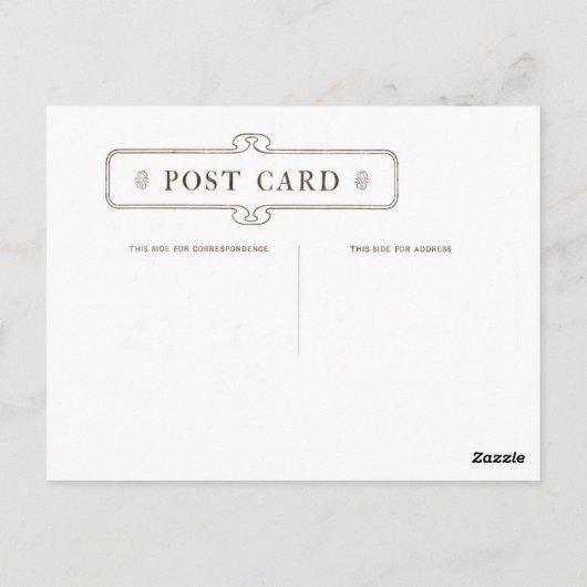 Carte Postale Visage du cheval (Dos)