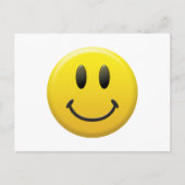 Carte Postale Visage heureux (Devant)