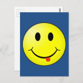 Carte Postale Visage idiot (Devant / Derrière)