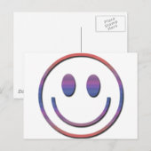 Carte Postale Visage Rétro Groovy (Devant / Derrière)
