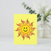 CARTE POSTALE VISAGE SOLEIL (Debout devant)