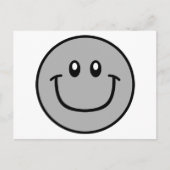 Carte postale Visage Souriant Gris 0003 (Devant)