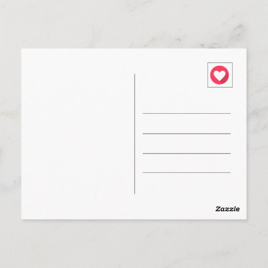 Carte Postale Visage Vert Sourire Drôle Votre Nom Joyeux Anniver (Dos)