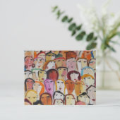 Carte Postale Visages (Debout devant)