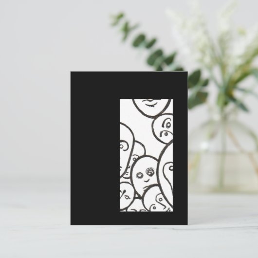 Carte Postale Visages (Debout devant)