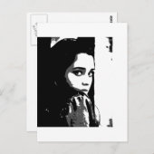 Carte Postale Visages 5 (Devant / Derrière)