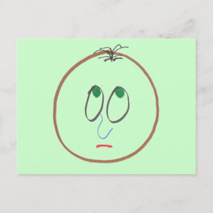 Carte postale Visages amusants