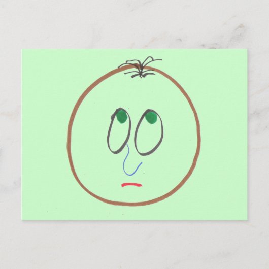 Carte postale Visages amusants (Devant)