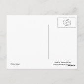 Carte Postale Visages colorés en noir (Dos)